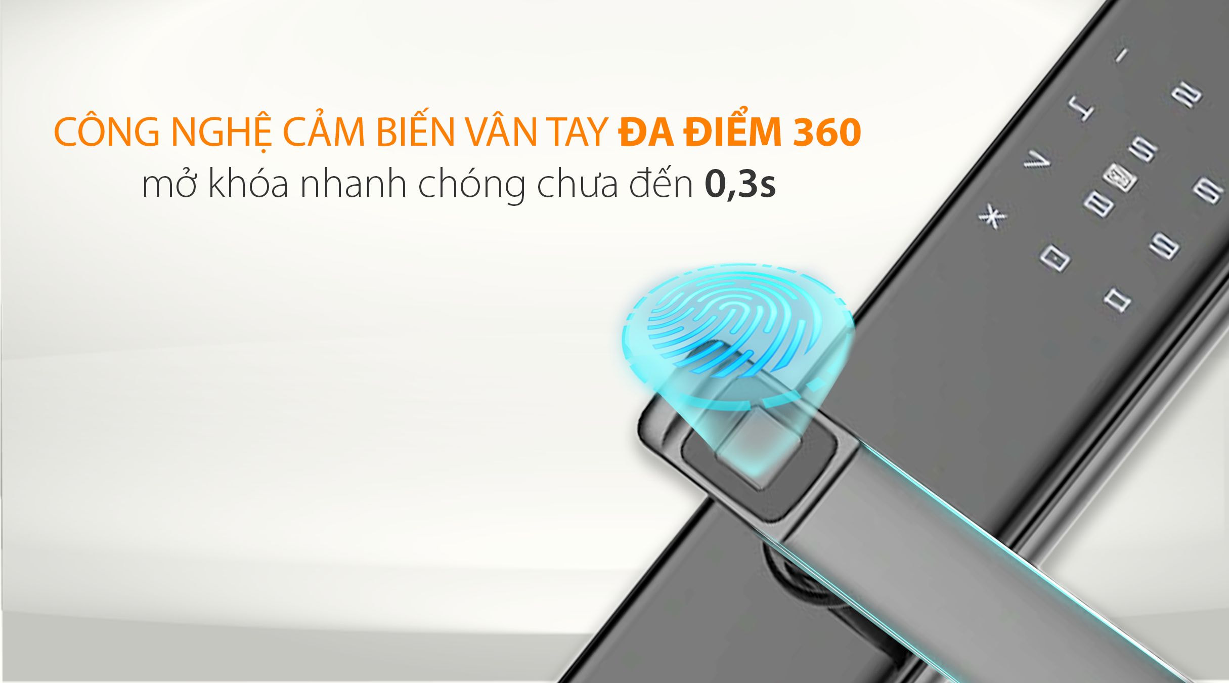 Công nghệ cảm biến của khóa BOSCH ID 30B EU BLACK APP